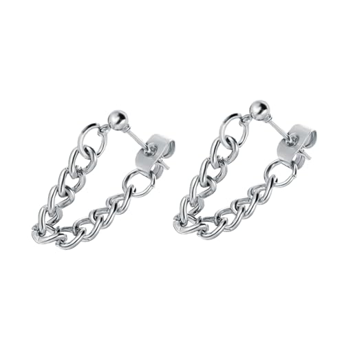 KOMBIUDA Kreative Ketten Ohrstecker Damen Metalllegierung Leichte Ohrpiercing Ohrringe Hautfreundlich Langanhaltend Schimmerndes Design für Alltag und KOMBIUDA Kreative Ketten Ohrstecker Damen Metalllegierung Leichte Ohrpiercing Ohrringe Hautfreundlich Langanhaltend Schimmerndes Design für Alltag und von KOMBIUDA