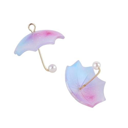 KOMBIUDA Kreative Regenschirm Ohrringe Damen Ohrstecker Cartoon Design Niedliche Mädchen Ohrschmuck Geschenkidee Alltag Business Shopping von KOMBIUDA