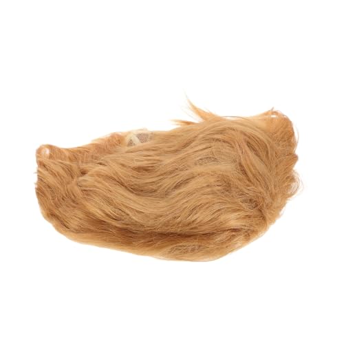 KOMBIUDA Kurze Herrenperücke Synthetisch Goldfarben Realistisch Atmungsaktiv für Halloween Cosplay Kostümparty Tägliche Nutzung von KOMBIUDA