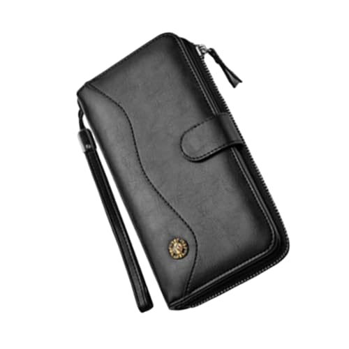 KOMBIUDA Langer Herren Geldbeutel Business Wallet mit Großem Fassungsvermögen Kartenfächern und Handyfach Multifunktionale Clutch Geldbörse für Reisen und Arbeit Robuste Zufällige Farbe von KOMBIUDA