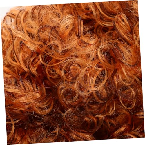 KOMBIUDA Leichte Afro Curly Kurzhaarperücke mit Langlebigen Locken Atmungsaktiv und Pflegeleicht Geeignet für Cosplay Kostümpartys und Alltag Komfortabel und Formstabil von KOMBIUDA