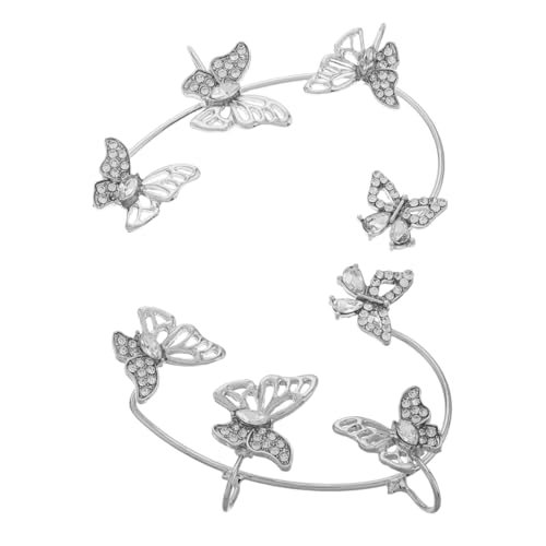 KOMBIUDA Leichte Luxus Fake Pearl Ear Cuff Ohrringe für Frauen Sicherer Ohrknochen Clip Geometrische Hängeohrringe ohne Ohrloch Modischer Schmuck für Besondere Anlässe KOMBIUDA Leichte Luxus Fake Pearl Ear Cuff Ohrringe für Frauen Sicherer Ohrknochen Clip Geometrische Hängeohrringe ohne Ohrloch Modischer Schmuck für Besondere Anlässe von KOMBIUDA
