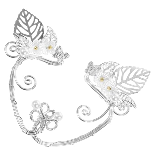 KOMBIUDA Leichte nicht Durchbohrte Ohrclips für Damen Perlen Ohrmanschetten Handgefertigte Elfen Ohrschmuck Modisch und Angenehm für Mädchen und Festliche Anlässe KOMBIUDA Leichte nicht Durchbohrte Ohrclips für Damen Perlen Ohrmanschetten Handgefertigte Elfen Ohrschmuck Modisch und Angenehm für Mädchen und Festliche Anlässe von KOMBIUDA