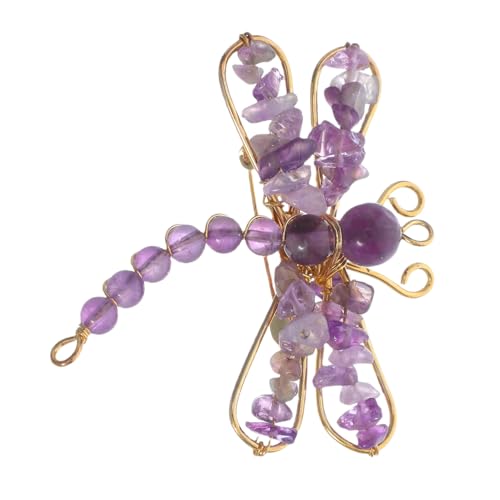 KOMBIUDA Libellen Brosche Damen Schmuck Leichtes Legierungs-broschen-accessoire Handgefertigt Vielseitig Tragbar Für Kleidung Schal Pullover Mantel von KOMBIUDA