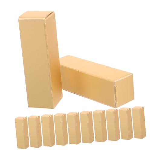 KOMBIUDA 50stücke Papier Verpackung Boxen Für Lippenstifte Lipgloss Behälter Lippenstiftetui Lippenstiftbox Lippenstifthülle Lippenstiftbehälter von KOMBIUDA