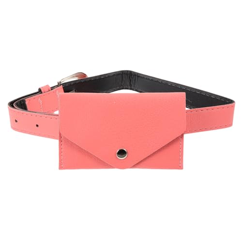 KOMBIUDA Mädchen Bauchtasche Klein Gürteltasche Verstellbar Leicht Sport Lauf Gürtel Tasche Mode Accessoire Rosa Für Alltag Multifunktional von KOMBIUDA