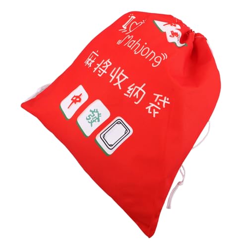 KOMBIUDA Mahjong-Steine-Taschen Mit Kordelzug Wiederverwendbare Aufbewahrungstaschen Tragbarer Organizer Für Spielsteine Robustes Design Für Freizeit Und Reisen von KOMBIUDA