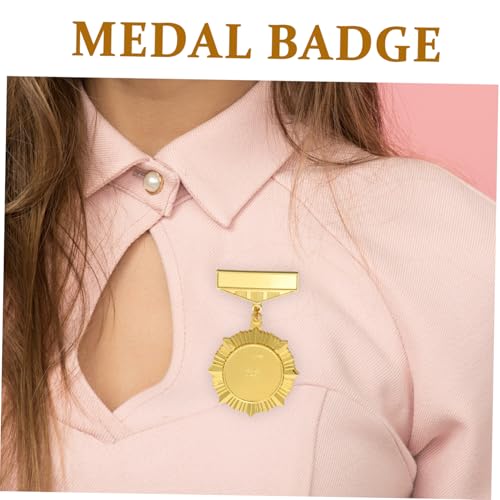KOMBIUDA Metallabzeichen Medaille Anstecknadel Wettbewerbsparty Abzeichen Zinklegierung Langlebig Vielseitig für Uniform Jacke Hut Kostüm von KOMBIUDA