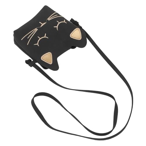 KOMBIUDA Mini Crossbody Bag für Mädchen Leichte Kinderhandtasche mit Niedlichem Katzenmotiv Tragbare Mini Geldbörse im Katzenpfoten-Design für Kleinkinder und Alltag von KOMBIUDA