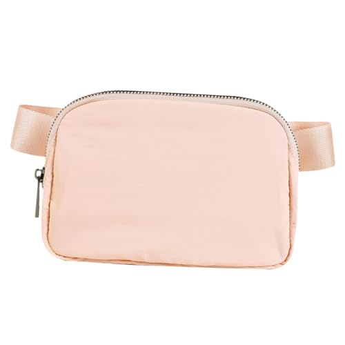 KOMBIUDA Modische Bauchtasche mit Verstellbarem Taillengürtel für Damen und Herren Leichte Running Waist Pouch mit Dickem Verschluss und Glattem Reißverschluss für Outdoor Reisen Sport und von KOMBIUDA