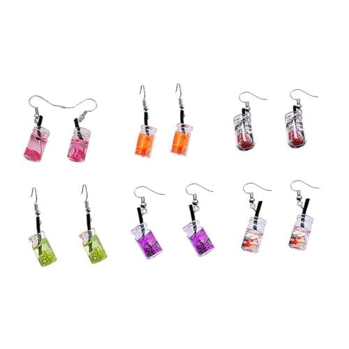 KOMBIUDA Modische Frucht Ohrringe Damen Ohrschmuck Kreative Hängende Earbob Lustige Orangendeko Für Party Alltag Geschenk von KOMBIUDA