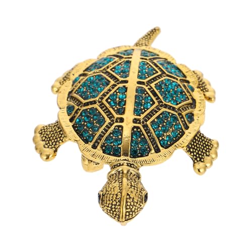 KOMBIUDA Modische Vintage Strass Schildkrötenbrosche mit Funkelnden Kristallen Eleganter Anstecknadel für Damen Vielseitiges Schmuckaccessoire für Kleidung Taschen Hüte Geeignet als von KOMBIUDA