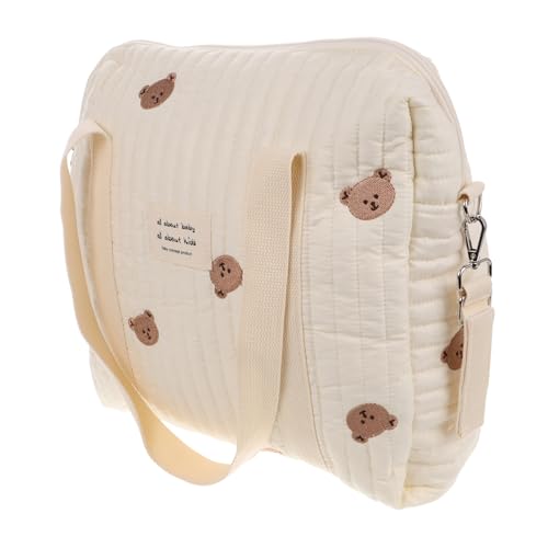 KOMBIUDA Ästhetische Wickeltasche multifunktionale Aufbewahrungstasche für Babyutensilien Kinderwagen-Organizer Mama-Aufbewahrung von KOMBIUDA