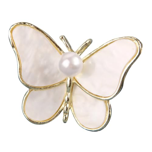KOMBIUDA Muschel Schmetterling Brosche Perlmutt Anstecknadel Schmuck für Kleidung Rucksack Dekoration Damen Leicht Vielseitig Modisch KOMBIUDA Muschel Schmetterling Brosche Perlmutt Anstecknadel Schmuck für Kleidung Rucksack Dekoration Damen Leicht Vielseitig Modisch von KOMBIUDA