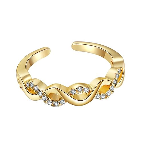 KOMBIUDA Offener Ring Für Frauen Verstellbarem Öffnungsdesign Personalisiertem Band Und Ästhetischen Schmuck Für Hochzeit Party Alltag KOMBIUDA Offener Ring Für Frauen Verstellbarem Öffnungsdesign Personalisiertem Band Und Ästhetischen Schmuck Für Hochzeit Party Alltag von KOMBIUDA