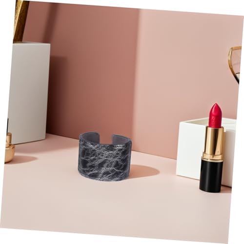 KOMBIUDA PU Armband Damen Retro Offener Manschettenbangle Handgelenk Schmuck Verstellbar Komfortabel Für Büro Freizeit und Reisen von KOMBIUDA