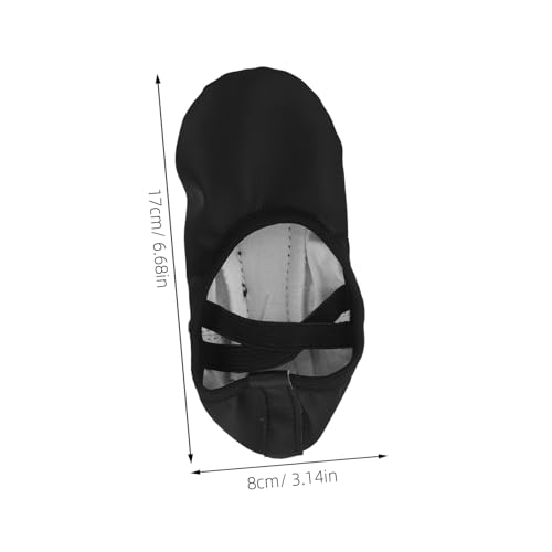 KOMBIUDA PU Ballettschuhe Mädchen No-tie Weiche Sohle Tanzschläppchen Ballett Flats Schwarz Für Yoga Ballett Übung Bühne Performance von KOMBIUDA