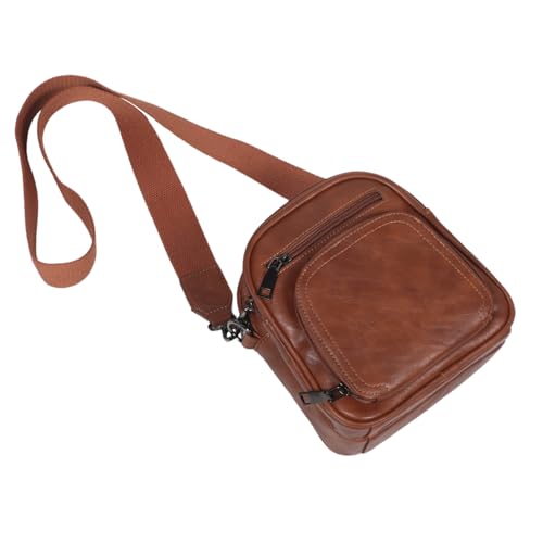 KOMBIUDA PU Damen Kleine Umhängetasche Verstellbarer Schulterriemen Stylische Crossbody Handtasche mit Kartenfächern Kompakt Leicht für Alltag und Reisen von KOMBIUDA