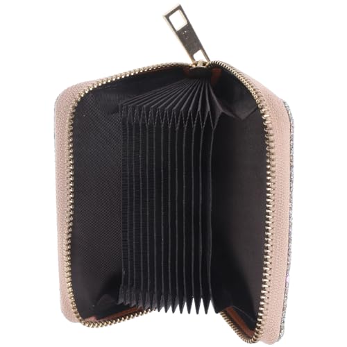 KOMBIUDA PU Damen Münzgeldbörse mit Reißverschluss Kleines Portemonnaie für Kleingeld Karten und Schlüssel Langlebige Geldbörse in Vielseitigem Design Kompakte und Praktische von KOMBIUDA