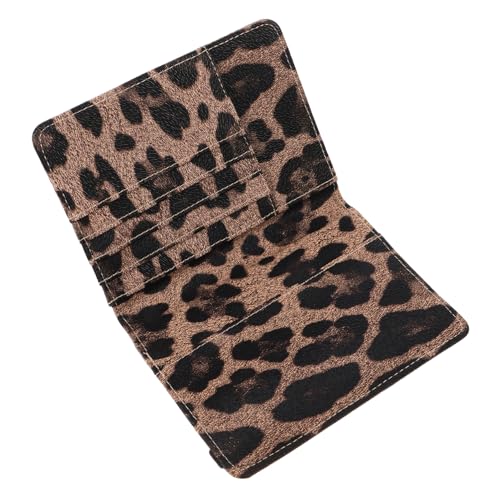 KOMBIUDA PU Leopard Print Reisepasshalter mit RFID Schutz Multifunktionale Reisepasshülle mit Mehreren Kartenfächern und Ticketfach Schlanke Reisebrieftasche für Herren und Damen KOMBIUDA PU Leopard Print Reisepasshalter mit RFID Schutz Multifunktionale Reisepasshülle mit Mehreren Kartenfächern und Ticketfach Schlanke Reisebrieftasche für Herren und Damen von KOMBIUDA