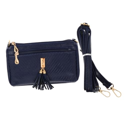KOMBIUDA PU Umhängetasche Damen mit Modischem Quasten Design Kleine Schultertasche in Stilvolle Crossbody Bag aus Langlebigem PU Material für Alltag und von KOMBIUDA