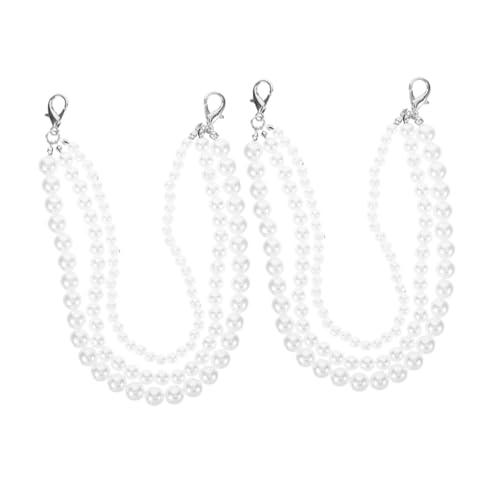 KOMBIUDA Perlen Schuhkette Damen Handgefertigt Leichte Sneaker Schmuck mit Verschluss Dekorative Schuhkette für Sneaker Boots Modisches Accessoire von KOMBIUDA