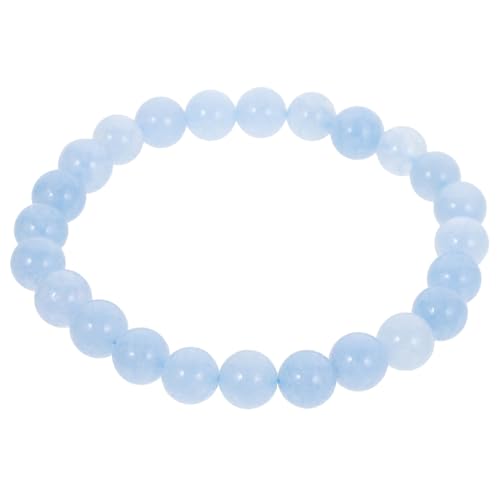 KOMBIUDA Perlenarmband Damen Rundes Beaded Armband aus Langlebigem Glas Modische Armkette für Hochzeit Geburtstag Valentinstag Verstellbar und Einzigartig als Schmuck von KOMBIUDA