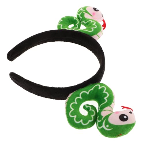 KOMBIUDA Plüsch Snake Print Haarband Für Chinesische Neujahr Sichere Und Rutschfeste Kopfband-dekoration Kreative Cartoon-schlange Für Partys Und Feiern Für Erwachsene von KOMBIUDA