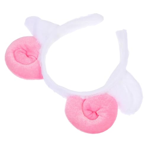 KOMBIUDA Plüsch Stirnband mit Schafhörnern für Erwachsene Elastisch und Flexibel Halloween Cosplay Party Zubehör Bequemes Material Trendiges Design von KOMBIUDA