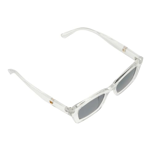 KOMBIUDA Premium Sonnenbrille Quadratischer Rahmen Transparent UV Schutz Langlebige PC Materialien Modisch Unisex Rutschfeste Bügel Klassisch Stilvoll für Damen und Herren von KOMBIUDA