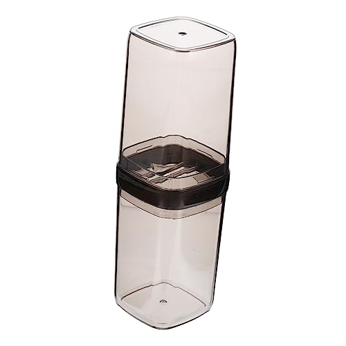 KOMBIUDA Zahnbürstenbecher Oder Zahnpastabehälter Organizer Für Badezimmeraccessoires Platzsparend Und Tragbar Geeignet Als Gurgelbecher Für Reisen von KOMBIUDA