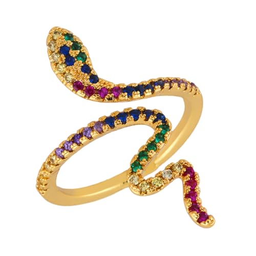 KOMBIUDA Retro Schlangenring für Frauen Verstellbarer Offener Ring Hochwertigem Elegant und für Tägliche Outfits und Besondere Anlässe KOMBIUDA Retro Schlangenring für Frauen Verstellbarer Offener Ring Hochwertigem Elegant und für Tägliche Outfits und Besondere Anlässe von KOMBIUDA