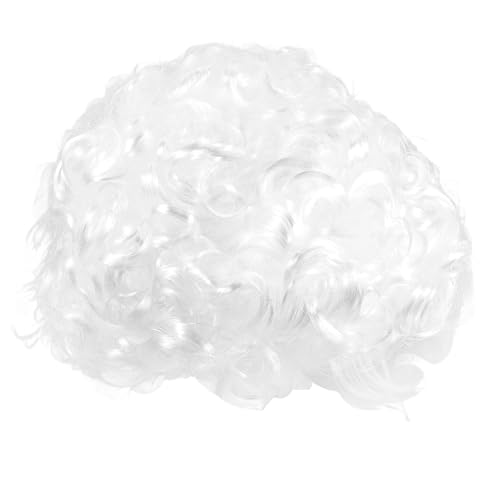 KOMBIUDA Perücke Für Herren Halloween Wiederverwendbar Richterperücke Cosplay-perücke Anwaltsperücke Partyperücke Gentleman-perücke Naturgetreues Aussehen von KOMBIUDA