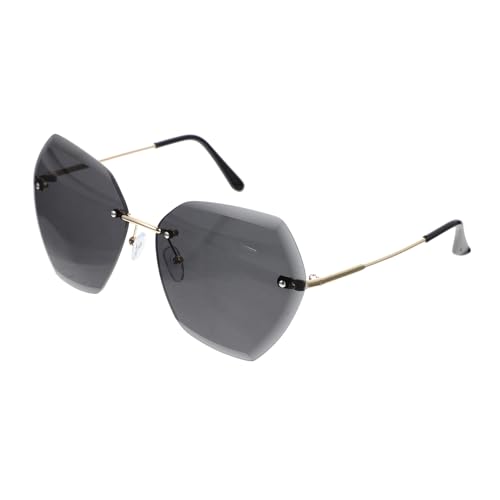 KOMBIUDA Rimless Party Sonnenbrille Damen UV Schutz Outdoor Brillen Modisch Leicht Robust Vielseitig Einsetzbar für Freizeit und Events KOMBIUDA Rimless Party Sonnenbrille Damen UV Schutz Outdoor Brillen Modisch Leicht Robust Vielseitig Einsetzbar für Freizeit und Events von KOMBIUDA