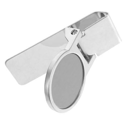 KOMBIUDA Runder Geldclip aus Rostfreiem Edelstahl Leichter Kompakter Metall Notenhalter mit Symbolischer Form Rostfrei Robust und Praktisch für Geldscheine und Karten Tragbar und Langlebig von KOMBIUDA