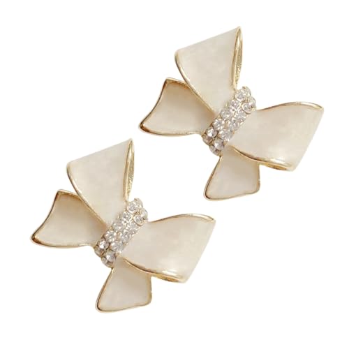 KOMBIUDA Schleifen Ohrstecker Damen Minimalistische Geometrische Bow Earrings aus Stabilem Metall Leicht und Hautfreundlich Stilvolle Bowknot Ohrringe für Frauen und Mädchen Alltag und von KOMBIUDA