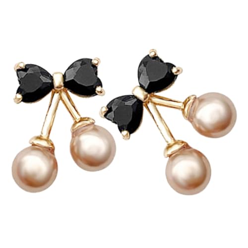 KOMBIUDA Schleifen ohrstecker Damen Ohrringe mit Hochwertiger Verarbeitung Langlebig und Modisch Geeignet für Geburtstag Hochzeit Weihnachten und Party Stilvolles Schmuckgeschenk für von KOMBIUDA