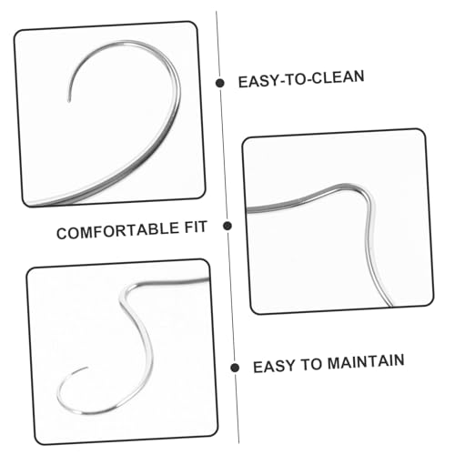 KOMBIUDA Schnurrbart Septum Nasenring Edelstahl Piercing Schmuck Körperpiercing und Komfortabel für Damen und Herren von KOMBIUDA