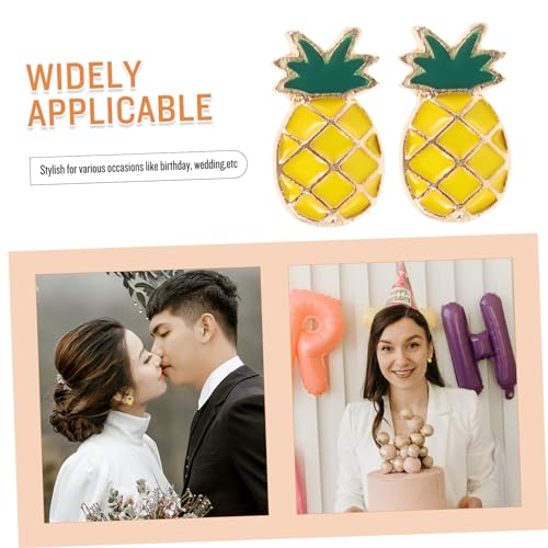 KOMBIUDA Sommerliche Fruchtohrringe Damen Ohrstecker Leichtes Langlebiges Legierungsmaterial Ohrschmuck für Party Geburtstag Hochzeit Abschlussfeier Stilvolle Ohrringe für Frauen von KOMBIUDA