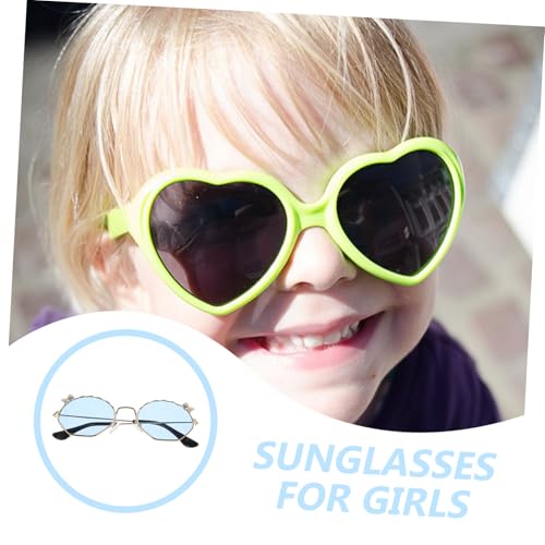 KOMBIUDA Sonnenbrille Mädchen Schmetterlings Design Uv Schutz Leicht und Robust für Outdoor Strand Party und Alltag Pc Material Komfortabel und Strapazierfähig von KOMBIUDA
