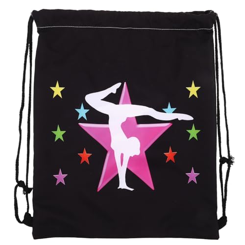 KOMBIUDA Sportliche Turnbeutel Damen Leichter Robuster Gym-Sack mit Auffälligem Turndruck Großer Kapazität für Yoga Fitness Laufen und Alltag Strapazierfähiges Material von KOMBIUDA