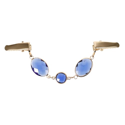 KOMBIUDA Strass Cardigan Clips Kleid Shawl Clips Rückenschnürung Mode Schmuckclip für Damen Elegante Strickjacke Verschluss Accessoire von KOMBIUDA