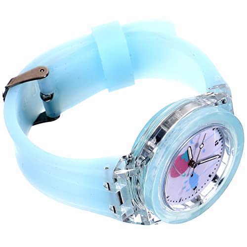 KOMBIUDA Süße Silikon Armbanduhr für Leuchtende Quarzuhr mit Cartoon Design für Bequemes Sicheres Material von KOMBIUDA