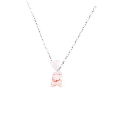 KOMBIUDA Transparent Fisch Schmuckset Damen Kreative Karpfen Halskette und Ohrringe aus Resin Anhänger Geschenk für Besondere Anlässe Modischer Modeschmuck von KOMBIUDA