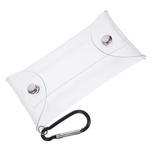 KOMBIUDA Transparente Tragbare Münzgeldbörse mit Schlüsselhalter Make up Tasche und Kopfhörer aufbewahrung Kleines Strapazierfähiges Portemonnaie für Damen für Reisen und Alltag von KOMBIUDA