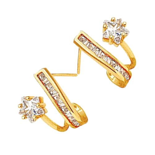 KOMBIUDA Trendige Stern Ohrstecker Damen Ohrringe Langlebig Bequem Dekorativ Vielseitig für Alltag Party Hochzeit Geschenk von KOMBIUDA