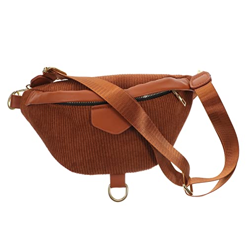 KOMBIUDA Fanny Pack Für Männer Und Frauen Verstellbare Hüfttasche Mit Reißverschluss Strapazierfähiger Brustbeutel Für Outdoor-aktivitäten Und Reisen Elegantem von KOMBIUDA