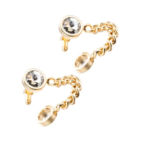 KOMBIUDA Vergoldete Goldene Manschettenknöpfe für Herren Robustes Material Einzigartiges Design Langlebig und Rostfrei für Geschäftspartner und Freunde von KOMBIUDA