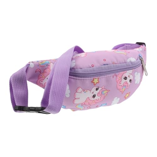 KOMBIUDA Verstellbare Bauchtasche mit Niedlichem Pferdeprint Verstellbarer Gurt Kompakte Mädchen Hüfttasche für Reisen Partys und Outdoor-ausflüge von KOMBIUDA