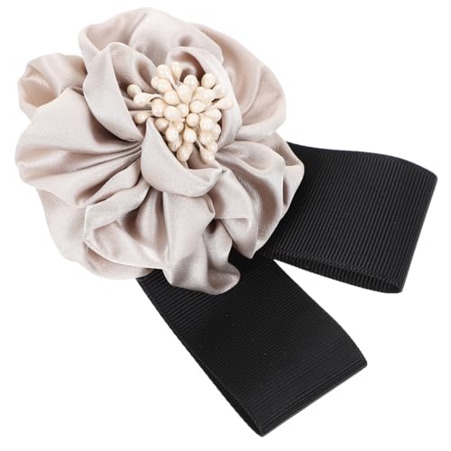 KOMBIUDA Vintage Rosenbrosche Damen Anstecknadel Stoffblume Stilvolle Anstecknadel für Kleidung Hut Schal Rucksack Pin und Clip Design für Sicheren Halt für Partys und Besondere Anlässe von KOMBIUDA